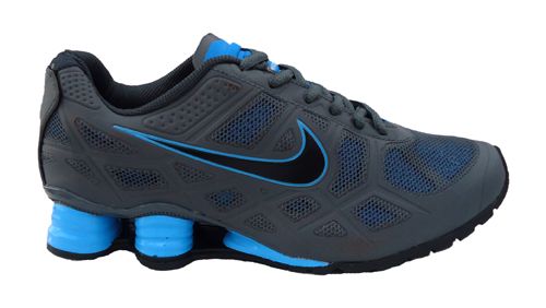 Tênis Nike Shox Turbo 12 Cinza e Azul MOD:10136